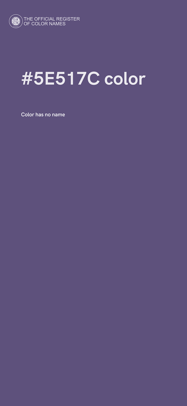 #5E517C color image