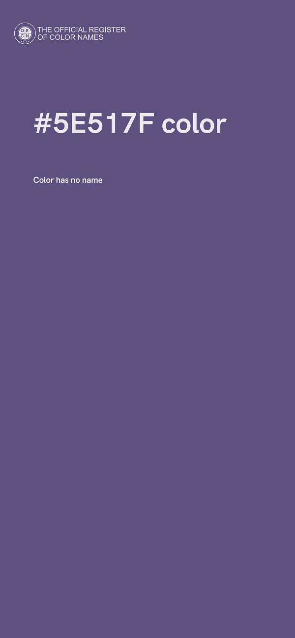 #5E517F color image