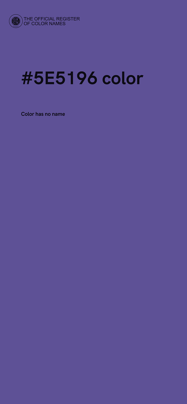 #5E5196 color image