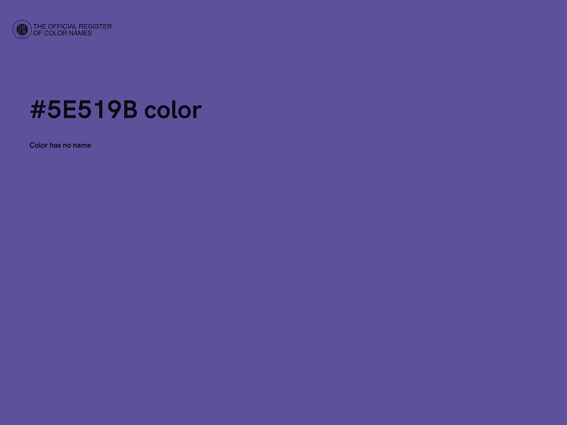 #5E519B color image