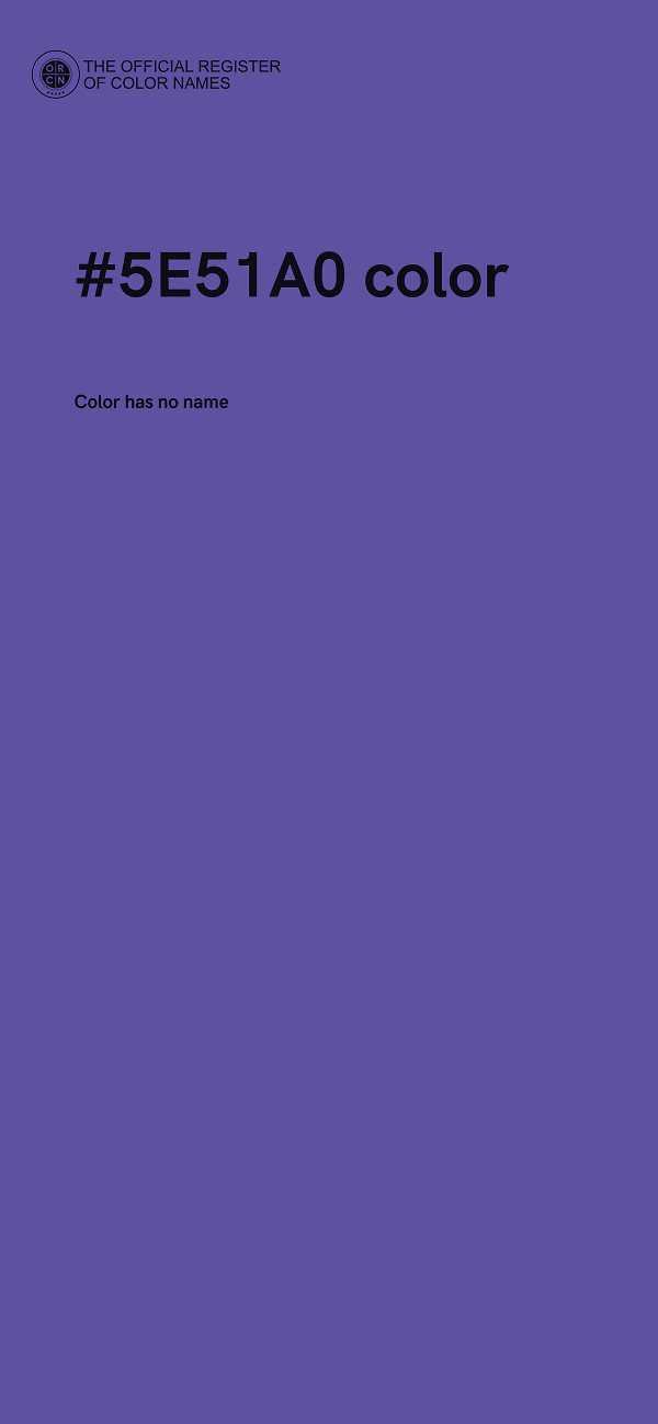 #5E51A0 color image