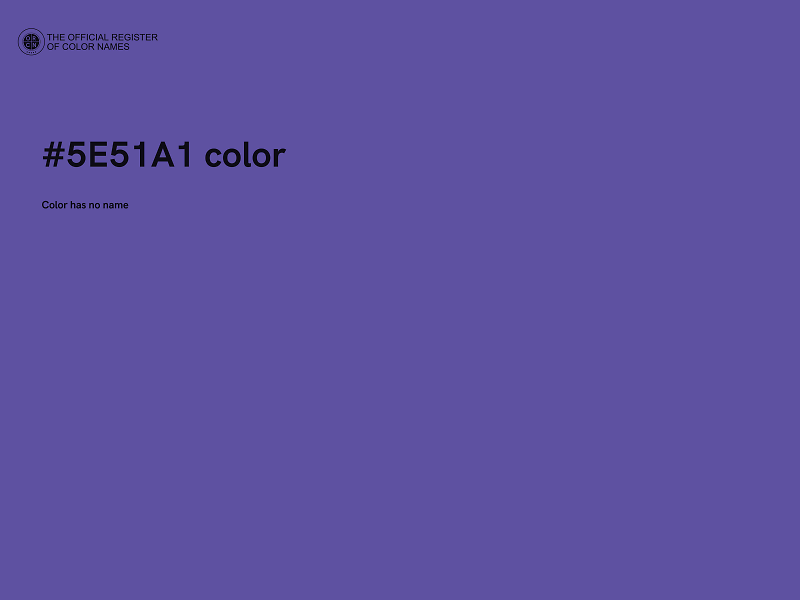 #5E51A1 color image