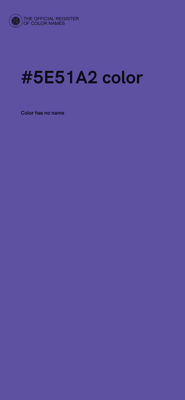 #5E51A2 color image