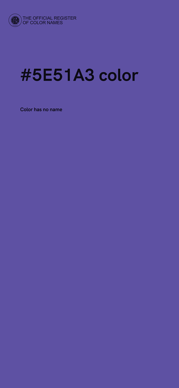 #5E51A3 color image