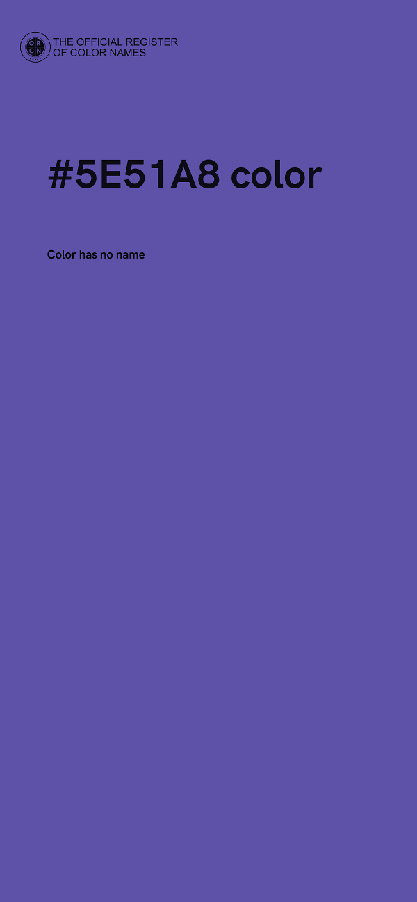 #5E51A8 color image