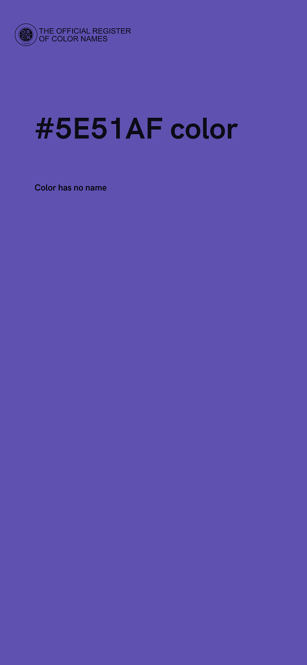#5E51AF color image