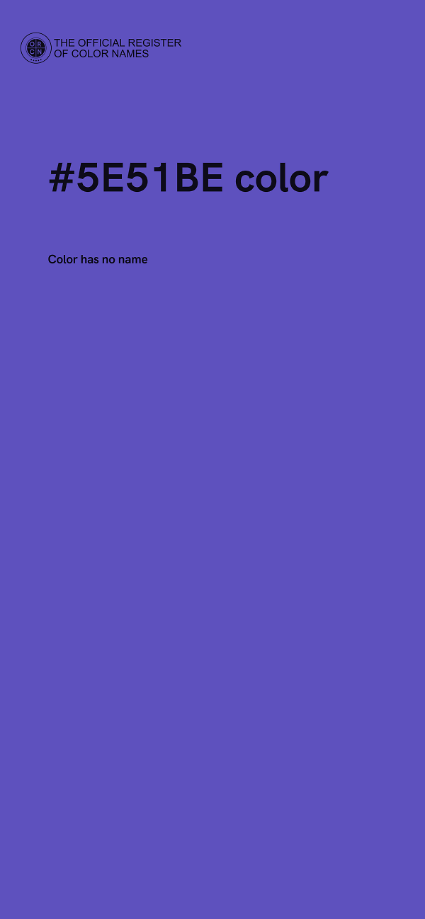 #5E51BE color image