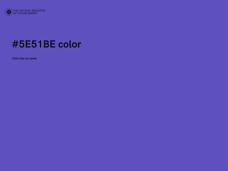 #5E51BE color image