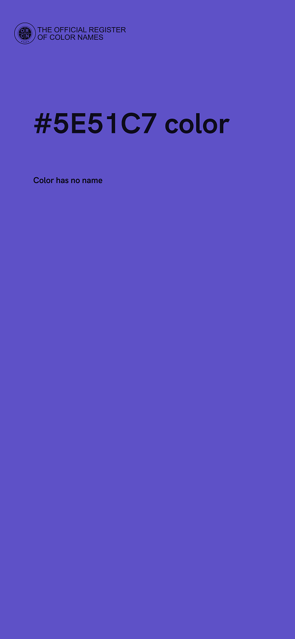 #5E51C7 color image