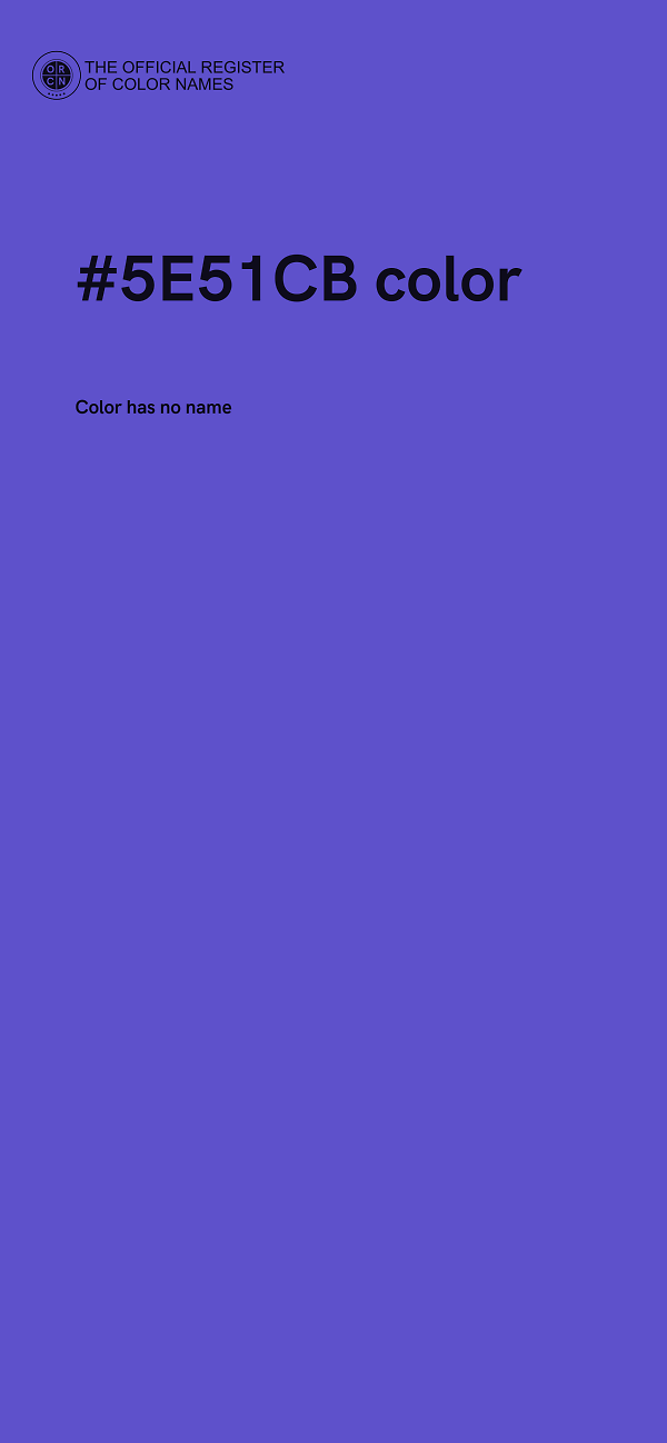 #5E51CB color image