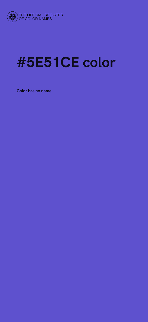 #5E51CE color image