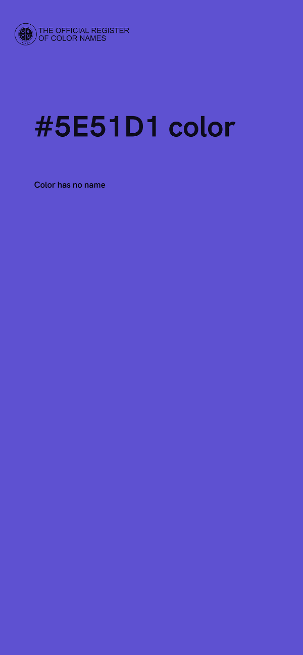 #5E51D1 color image