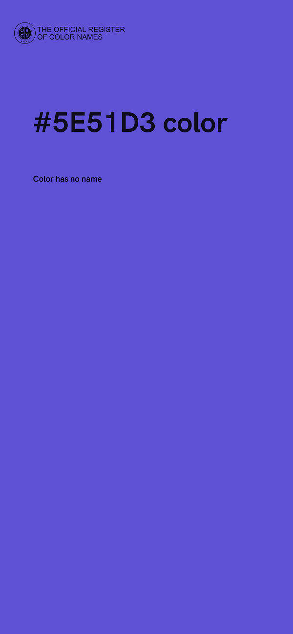 #5E51D3 color image