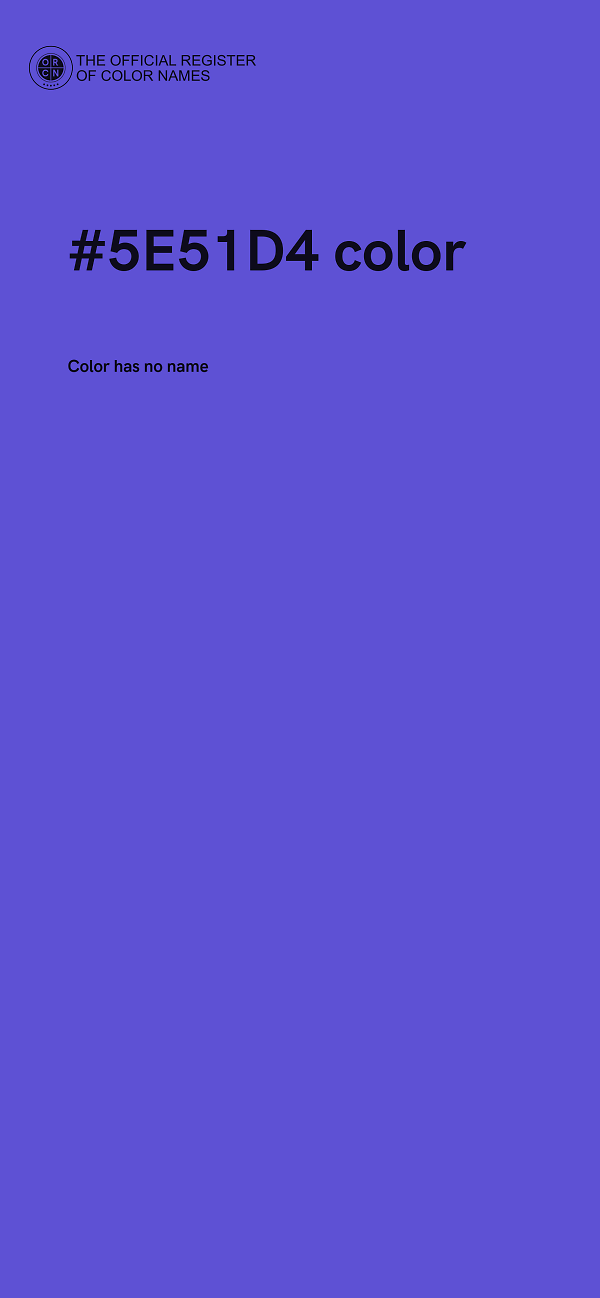 #5E51D4 color image