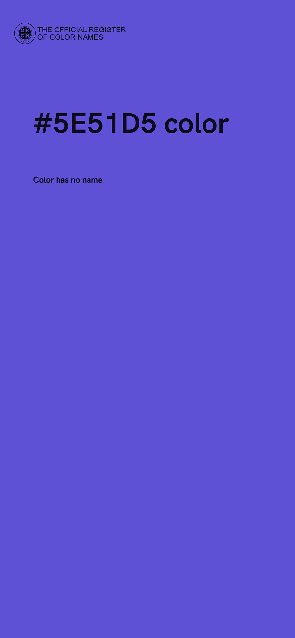 #5E51D5 color image