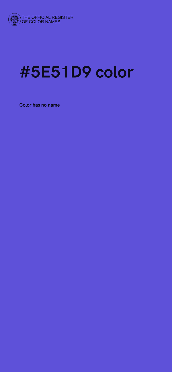 #5E51D9 color image