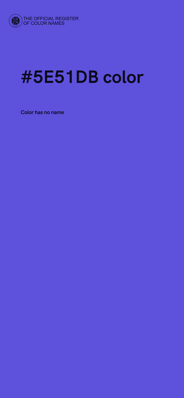 #5E51DB color image