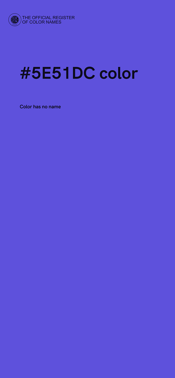 #5E51DC color image
