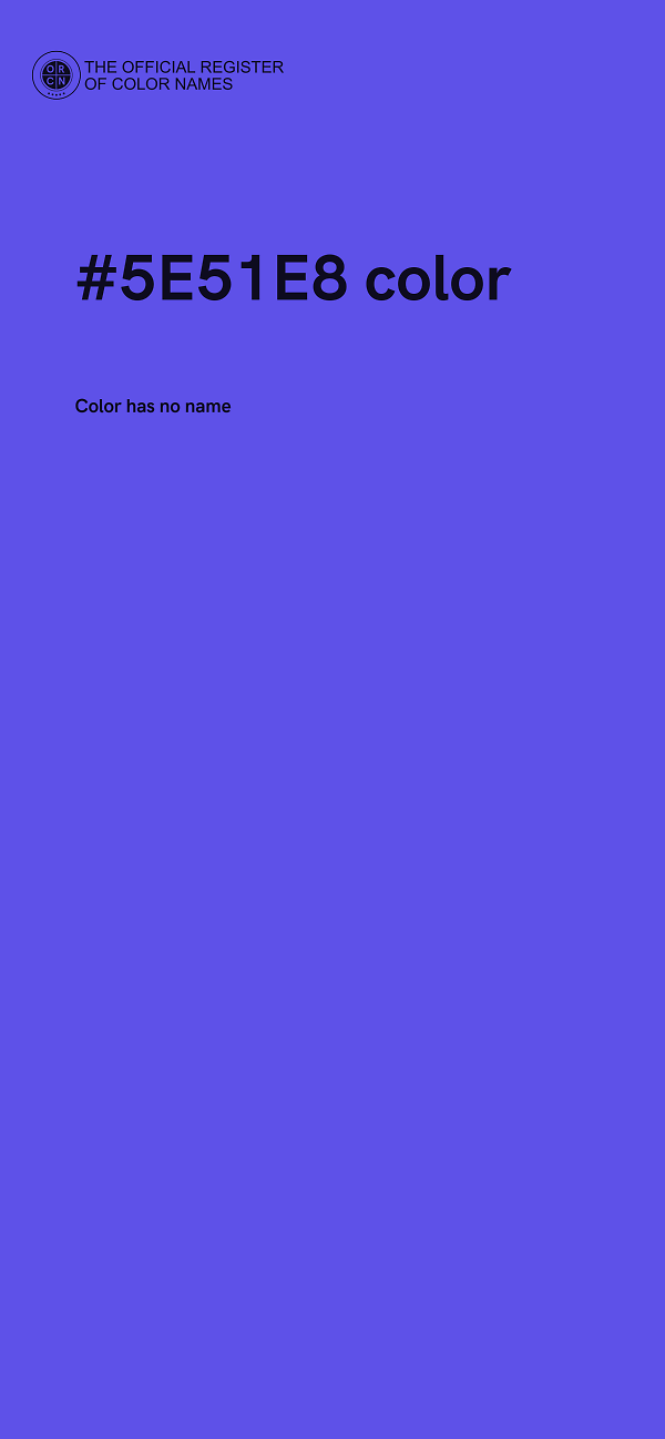 #5E51E8 color image