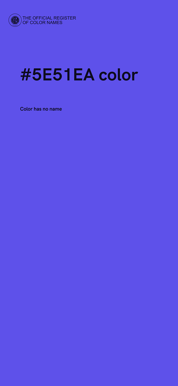 #5E51EA color image