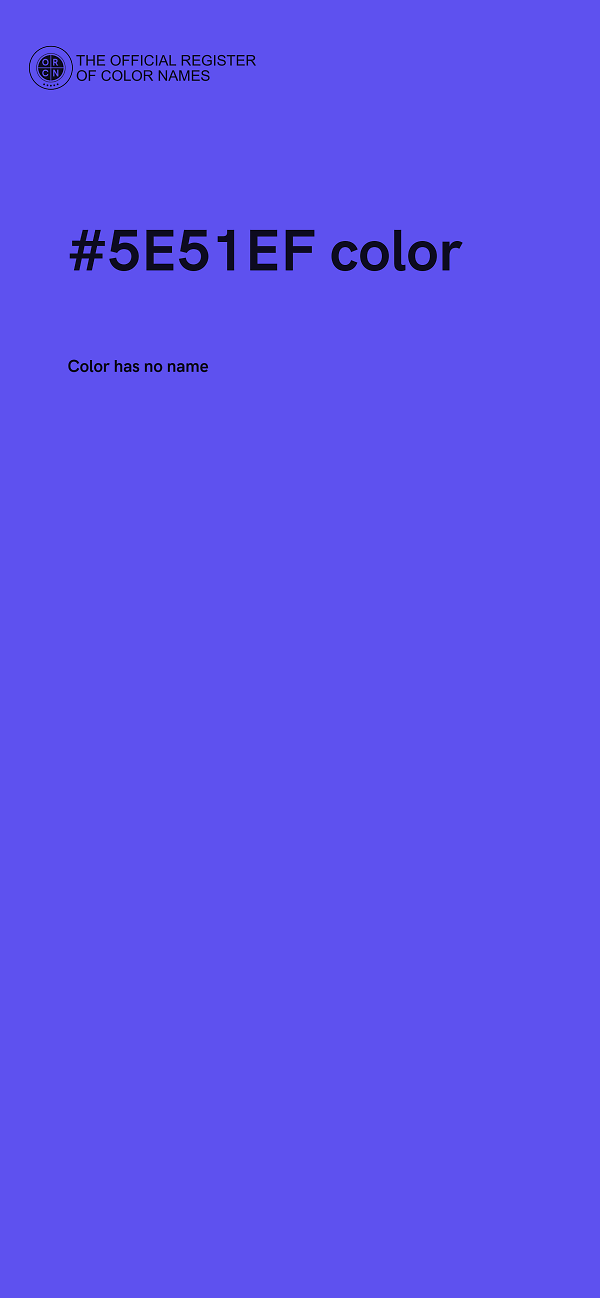 #5E51EF color image