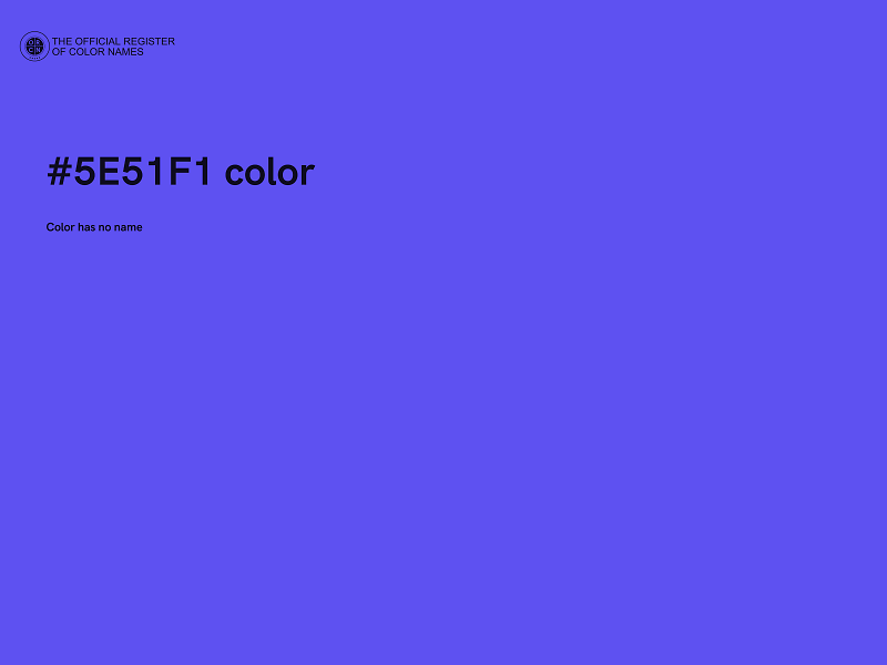 #5E51F1 color image