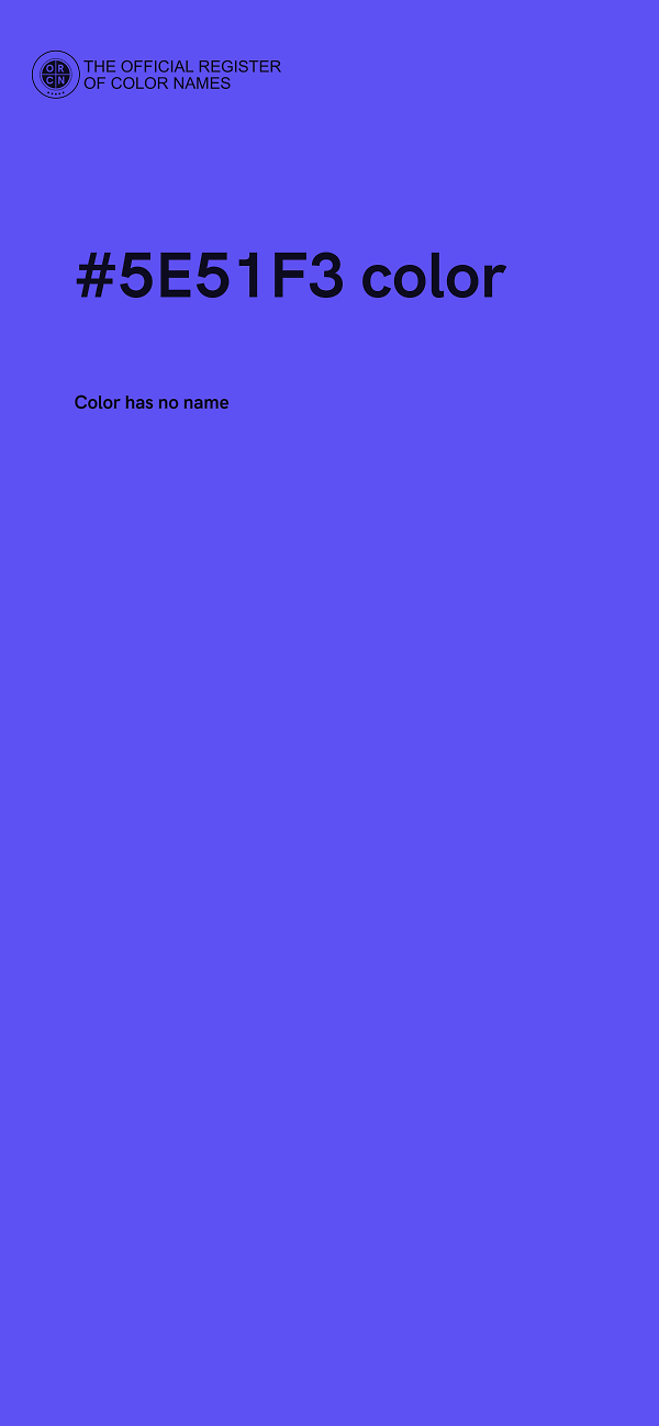 #5E51F3 color image