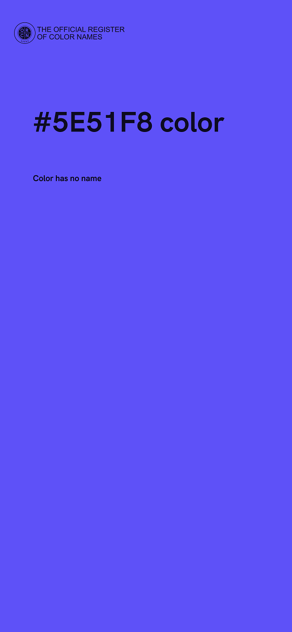 #5E51F8 color image
