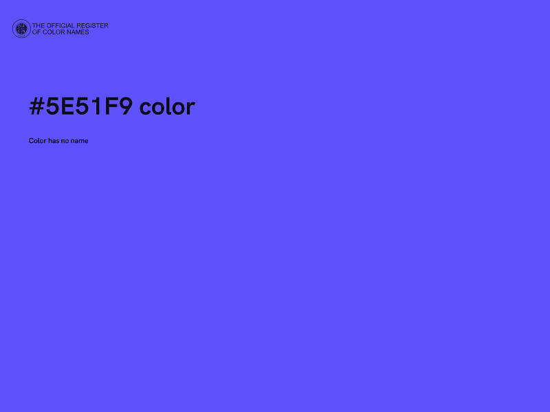 #5E51F9 color image