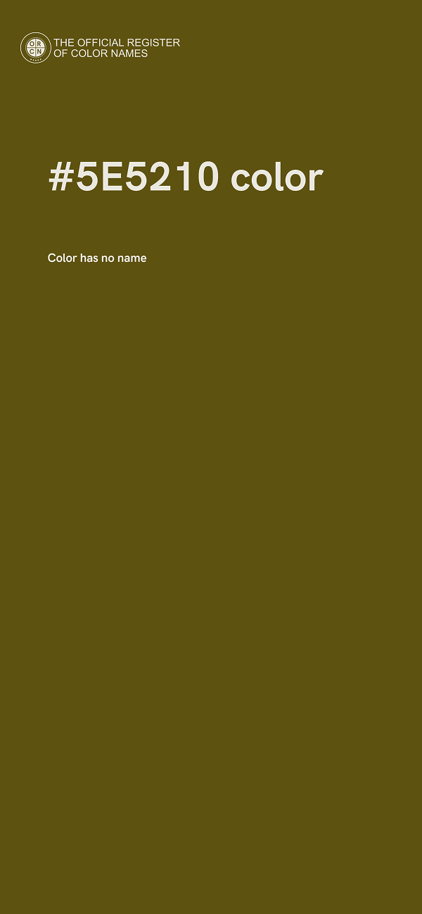 #5E5210 color image