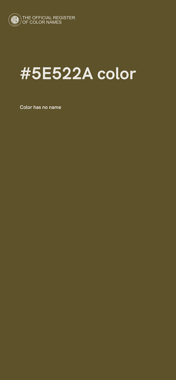 #5E522A color image