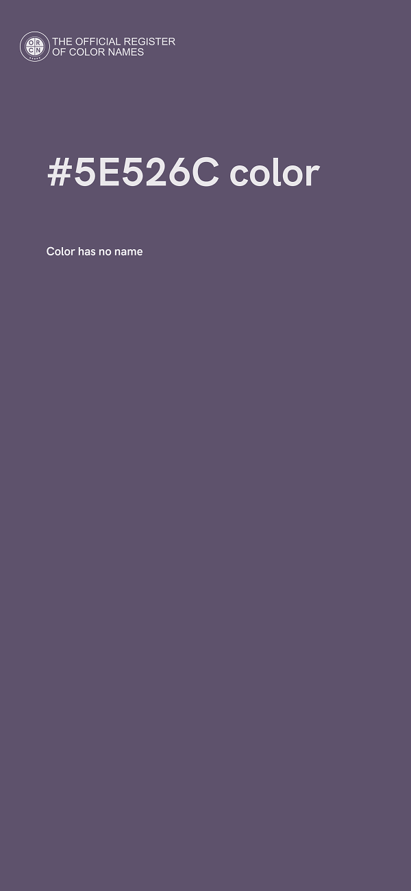 #5E526C color image