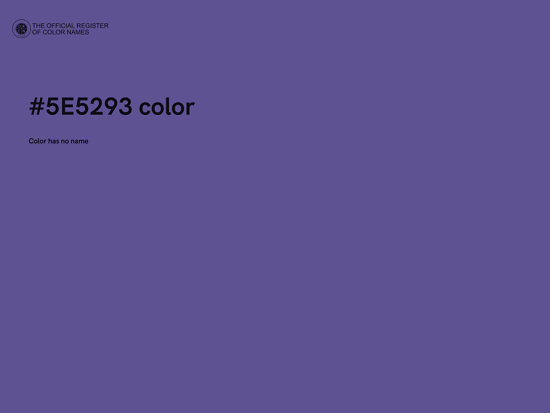 #5E5293 color image