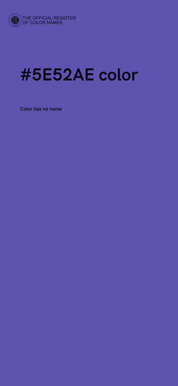 #5E52AE color image