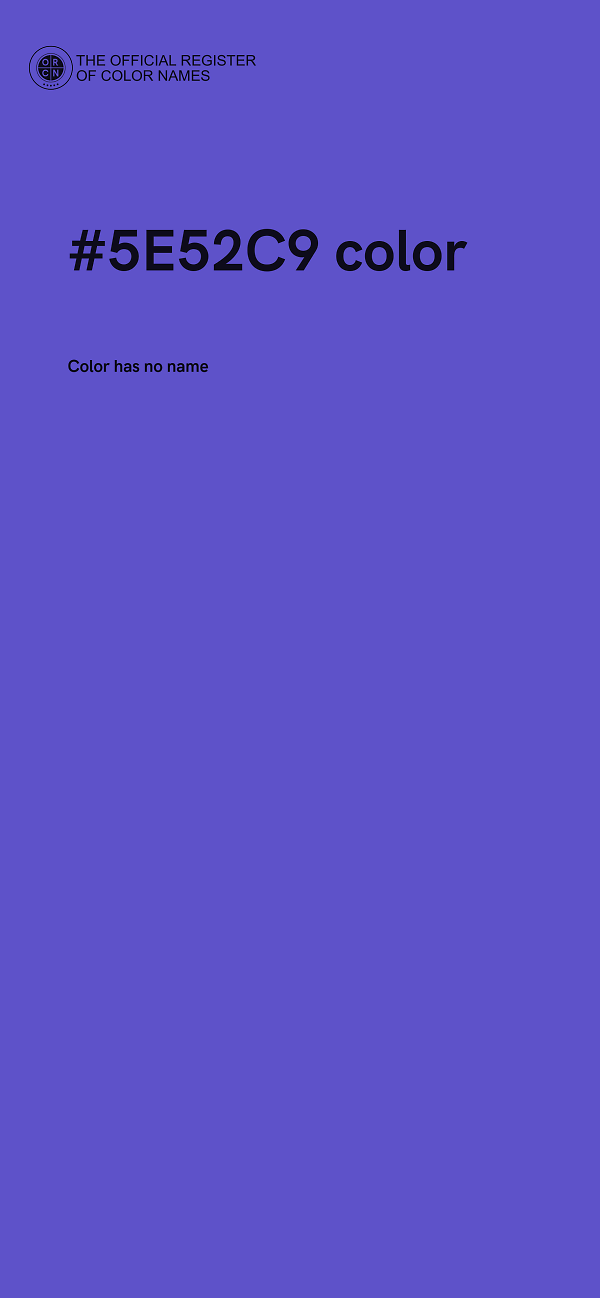 #5E52C9 color image