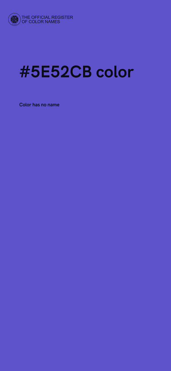 #5E52CB color image