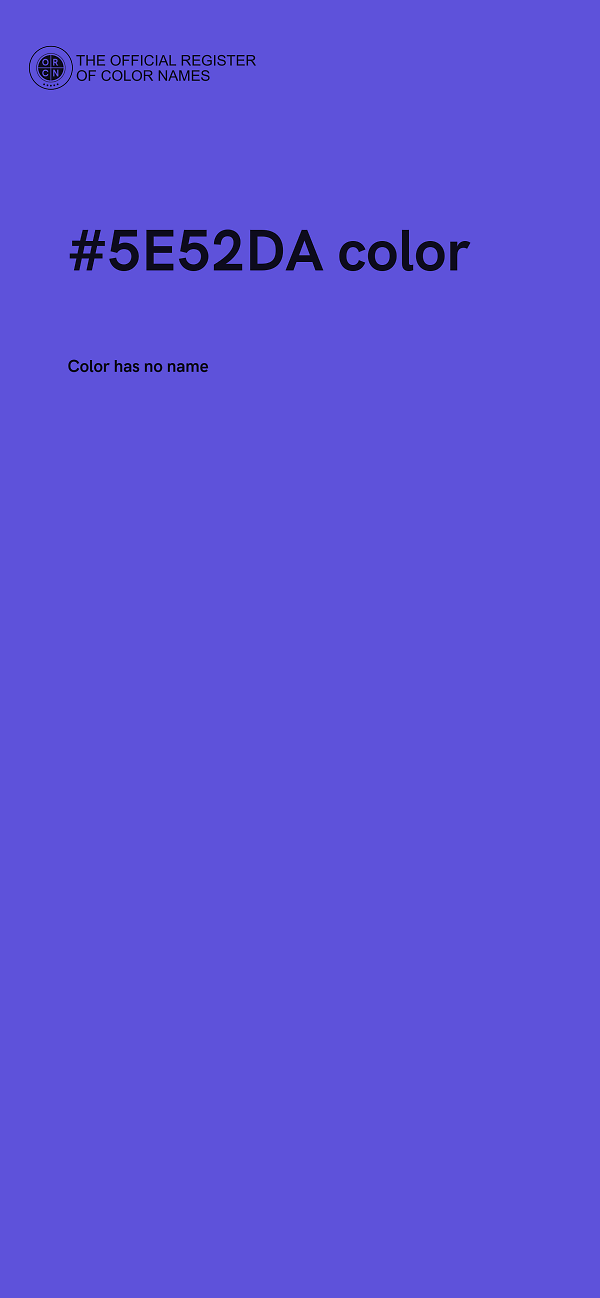 #5E52DA color image