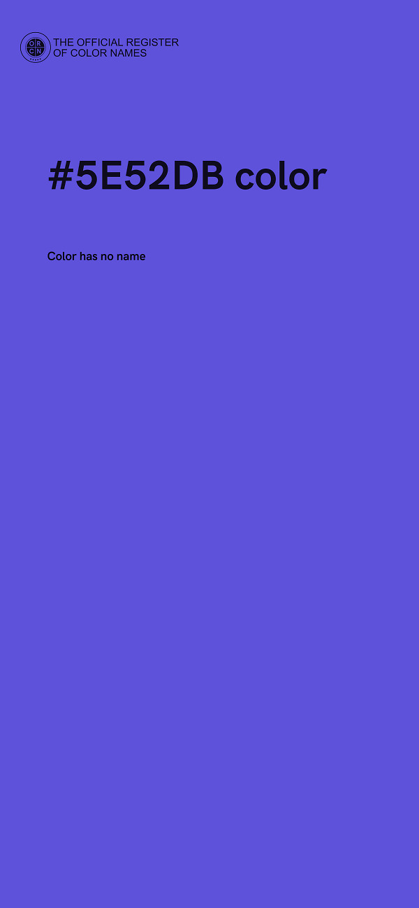 #5E52DB color image