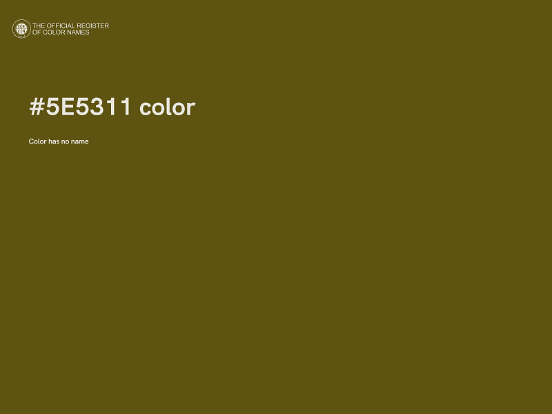 #5E5311 color image