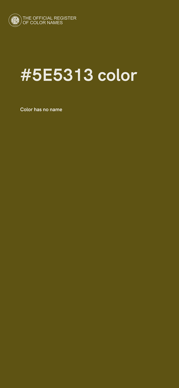 #5E5313 color image