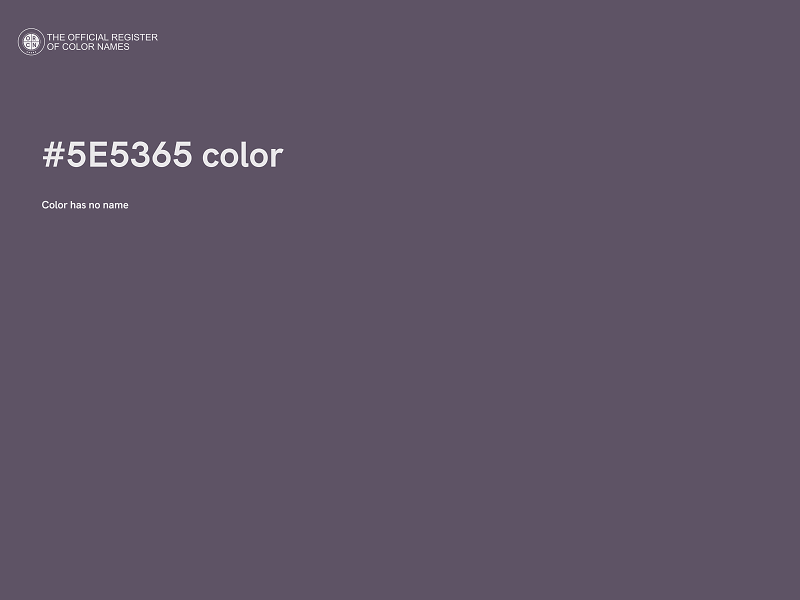 #5E5365 color image