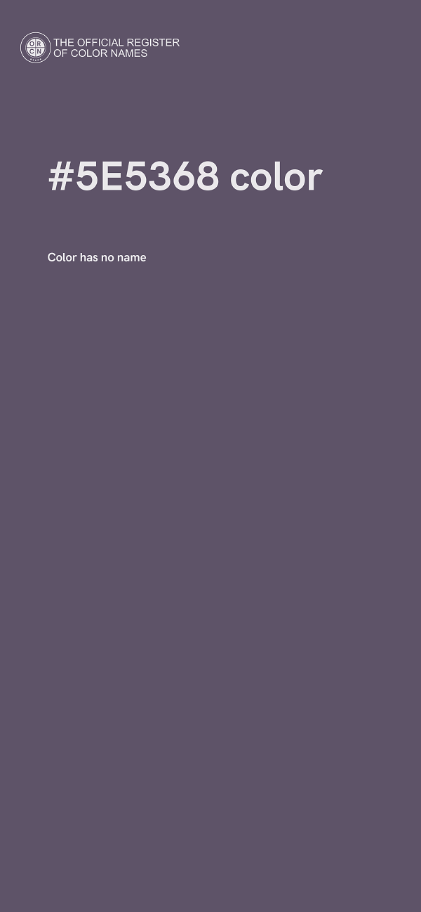 #5E5368 color image