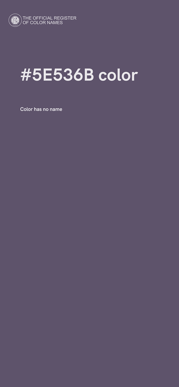 #5E536B color image