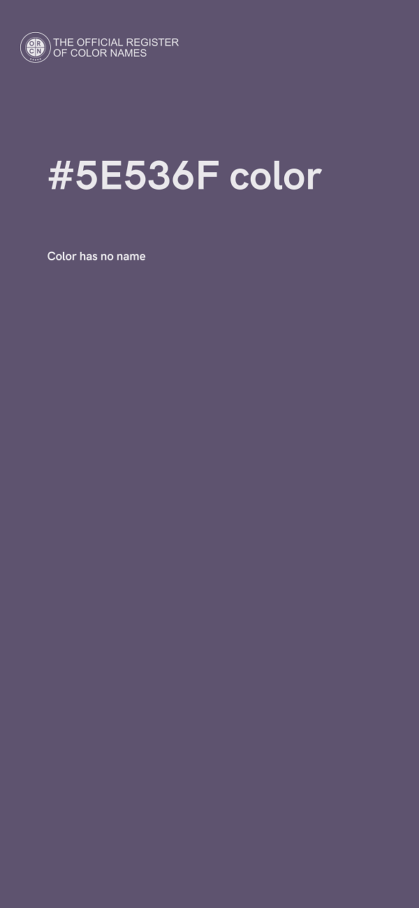#5E536F color image