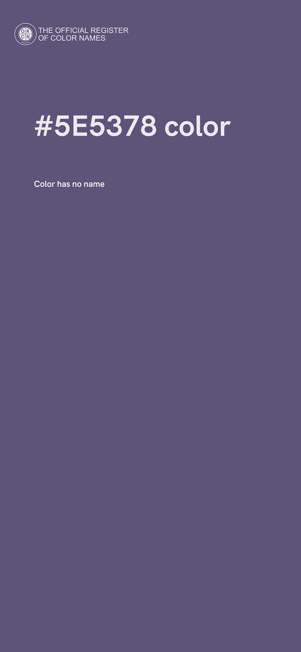 #5E5378 color image