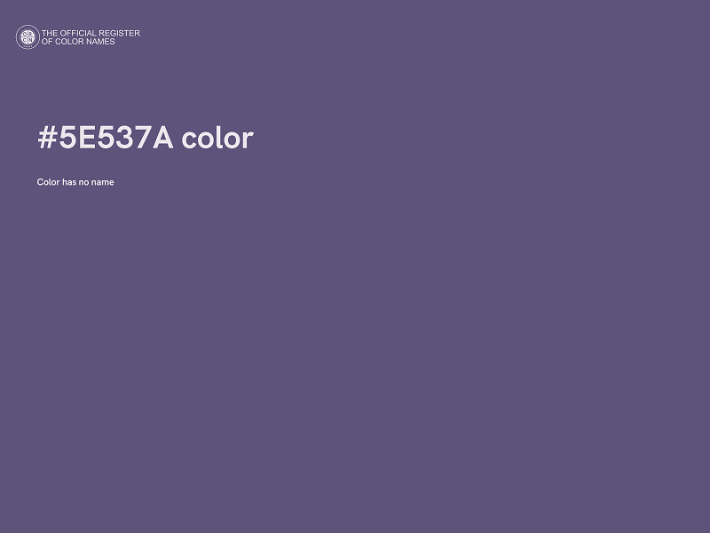 #5E537A color image