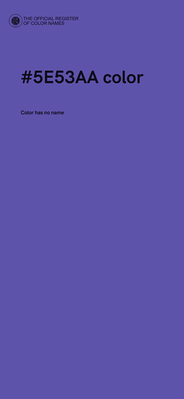 #5E53AA color image