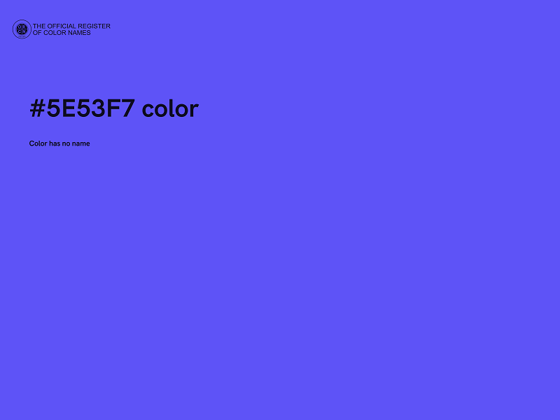 #5E53F7 color image