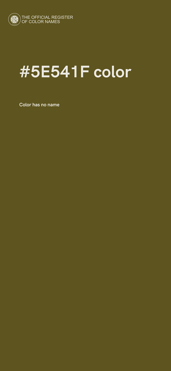 #5E541F color image