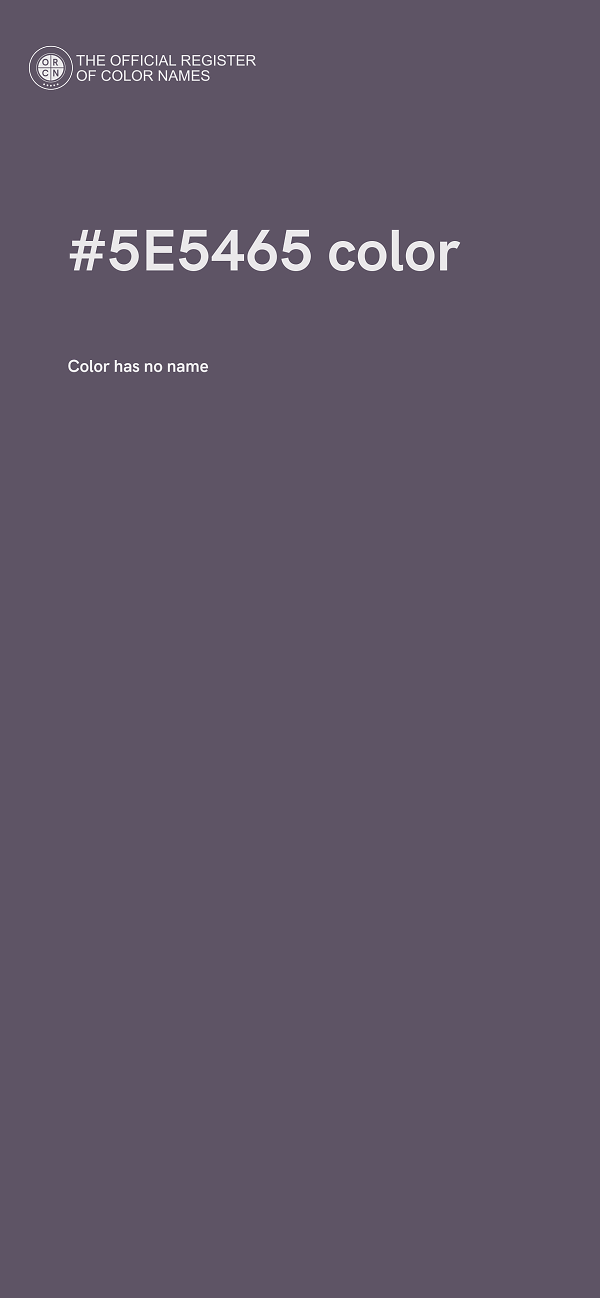 #5E5465 color image